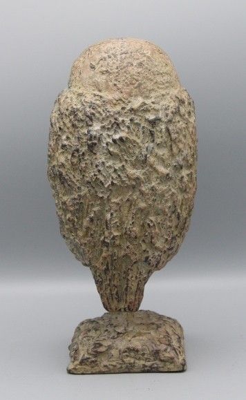 barbara de clercq  konijnenuil brons  hoogte x 13x12 cm. e.  1950 0   156
