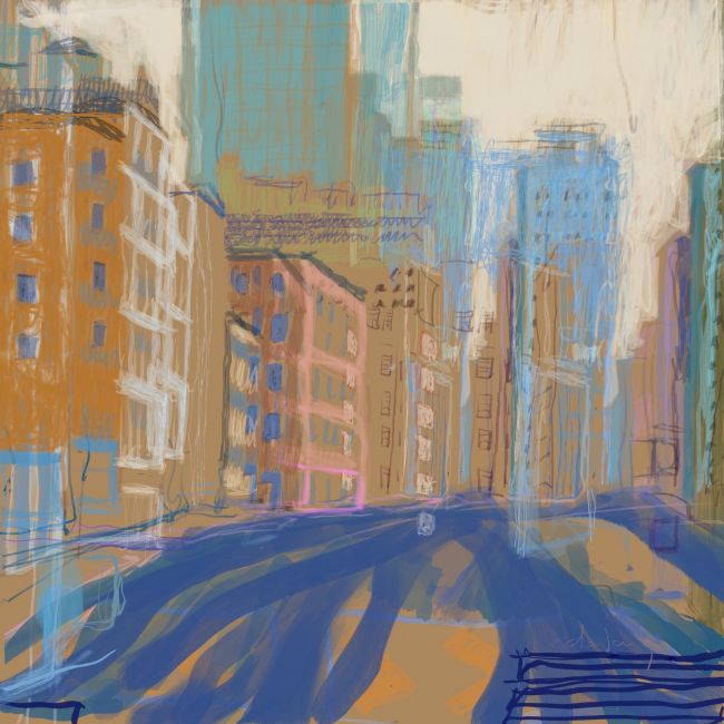 10th street nyc pigmentprint op dibond  x100 cm. oplage 25 0 00 1371