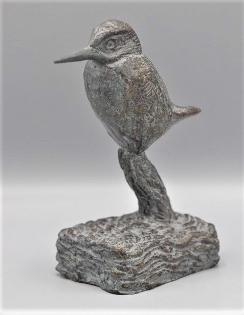 barbara de clercq ijsvogel op takje  brons x7x13 cm. e. 750 00   2 1894