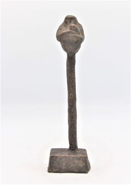 barbara de clercq  gibbon met jong  brons x6 5x4 cm. 695 00  1 2377