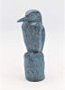 barbara de clercq  ijsvogel in blauw  brons  5x4 5x7 cm.    700 00  7 2391