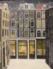 laetitia de haas besneeuwde straat  olieverf x37 cm. 975 00 2584