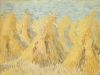 annie borst pauwels   korenschoven  bij maastricht   aquarel  40x40 cm. 280 00 zonder lijst 2 2684
