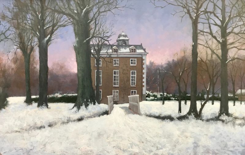 clingendael in de sneeuw  caseinex50 cm. 1200 00 2847