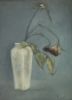 pieter knorr  glas met uitgedroogde bloemen  olieverf op paneel  x 43 5 cm.  2550 00    373