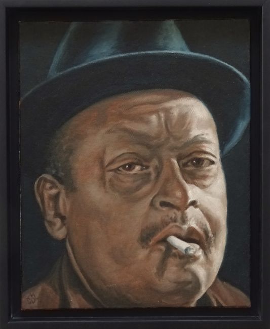 Ben Webster3  olieverf  x 27 cm. 950 00 3657