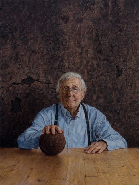 Cannonball Man   oil and tempera on linen  100x75cm   Rene Tweehuysen 3658