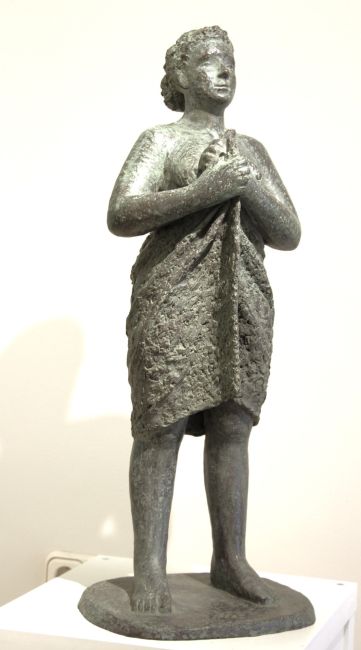 KARIN BEEK   Baadster  brons x30x24 cm. 6500 00  1 3846
