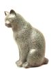 KARIN BEEK  Zittende kat naar links kijkend x26x45 cm. 5500 00  3 3831