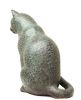 KARIN BEEK  Zittende kat naar links kijkend x26x45 cm. 5500 00  4 3832