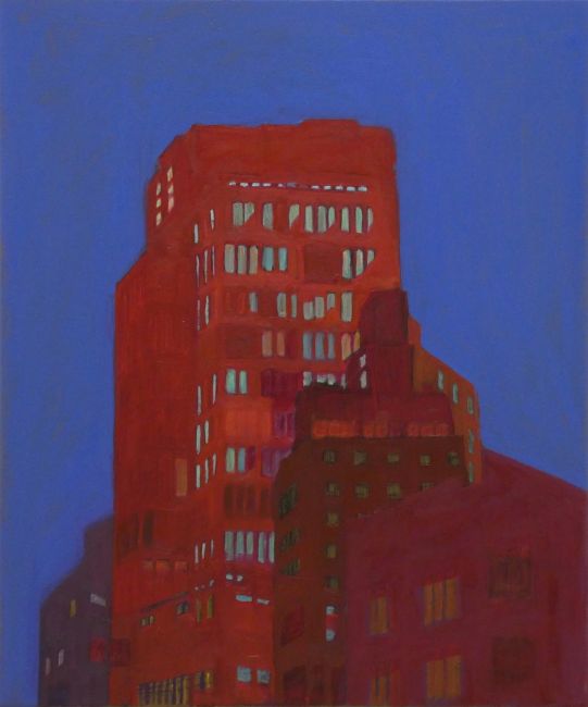 MARTIN DE JONG  Soho  New York  olieverf x50 cm. 1650 00 3920