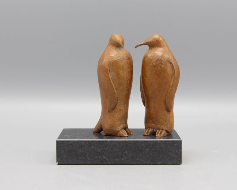 loek prins  pinguins  brons x10x5 cm. 480 00 1  483