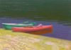 Twee kano s lac de P med