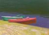 Twee kano s lac de P med