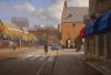 TON VAN STEENBERGEN  Gevangenpoort  olieverf  50x70 cm. 1700 00 4554