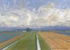 Kreekrakpolder2  olieverf x42 cm. olieverf  1.300 00 4621