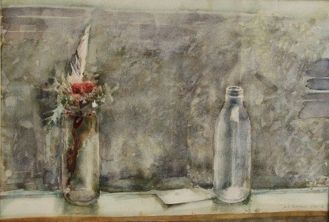 ad kroese  stilleven in vensterbank  aquarel  x 80 cm. 650 00   640x432  5037