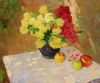 peter bezrukov  bloemen met appels  olieverf x46 cm. 875 00  570