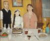 MALGORATA ROZMARYNOWSKA  A very important day  olieverf x65 cm. 2900 00 5126